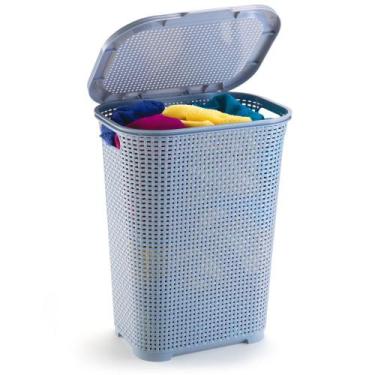 Imagem de Cesto De Roupa 30 Litros Organizador Lavanderia E Banheiro - Monte Lib