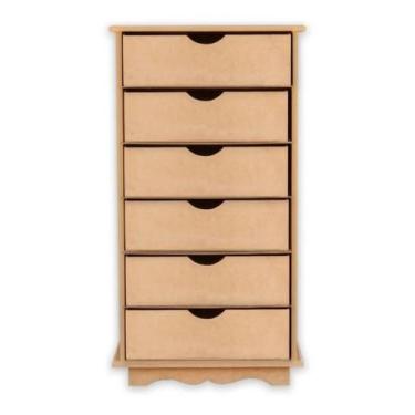 Imagem de Movel Gaveteiro Organizador Mdf Decoração Enfeites Multi Uso - Ana Dec
