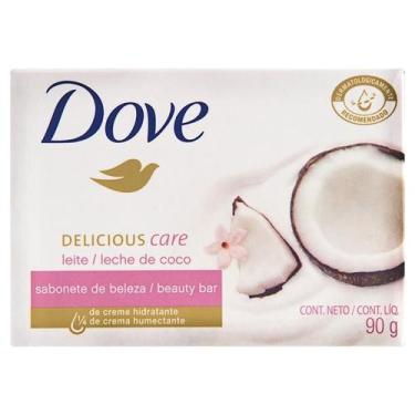 Imagem de Sabonete Dove Delicious Care Leite de Coco com 90g, 1, 90 gramas