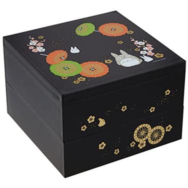 Imagem de Skater – My Neighbor Totoro – Totoro Tradicional Japonês Lacquer Ware – 2 Tier Bento Box, Skater Official Studio Ghibli Merchandise
