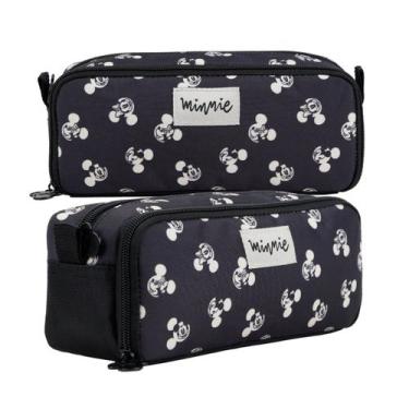 Imagem de Estojo Duplo Escolar Infantil Minnie Mouse Disney Original - Xeryus, M