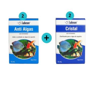 Imagem de Kit 2 Labcon Antialgas 15ml + 2 Labcon Cristal 15ml - Alcon