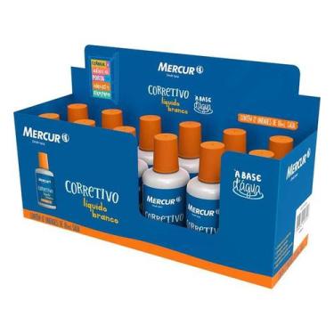 Imagem de Corretivo Líquido Mercur 18ml Caixa com 12 un.