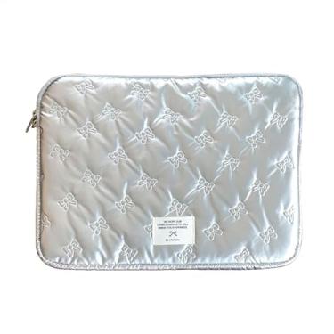 Imagem de Capa protetora para tablet de 9 a 11 polegadas para iPad Pro 11 Air 4 de 10,2 abas, bolsa protetora fofa de coração, acolchoada para laptop, capa de transporte