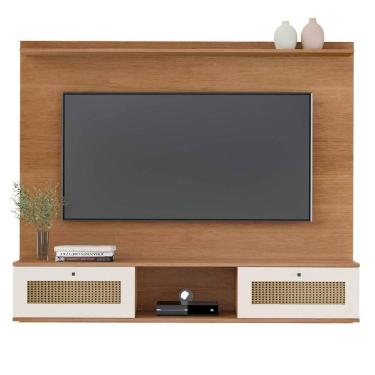 Imagem de Painel Para Tv Até 72 Trama Cinamomo-off White Artely Cinamomo-off White