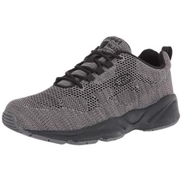 Imagem de Propét Tênis de caminhada masculino Stability Fly, Cinza DK, cinza claro, 12 Narrow