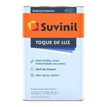 Imagem de Tinta Acrilica Semi Brilho 18l Cor Branco Suvinil, Branco