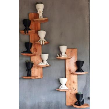 Imagem de Kit 4 Vasos Para Suculentas Decorativos Bob Criativo 10cm - Marxgreg3d