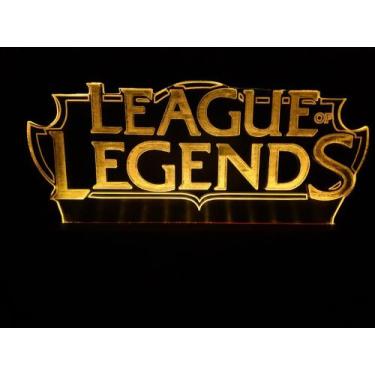 Imagem de Luminária personalizada - League of Legends - Ilumin&Art, Azul