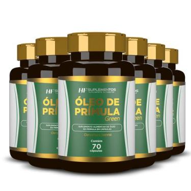 Imagem de Kit com 6 unidades de Óleo De Prímula 500mg 70 Capsulas cada - HF SUPL