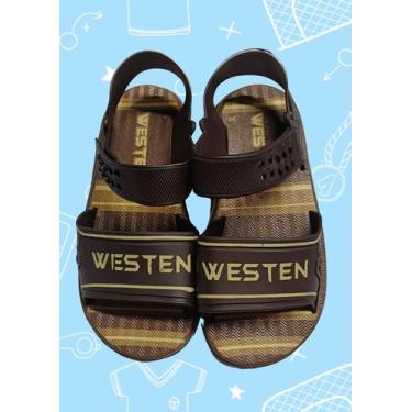 Imagem de Sandália Chinelo Infantil Menino Masculino Papete Confortável - WESTEN