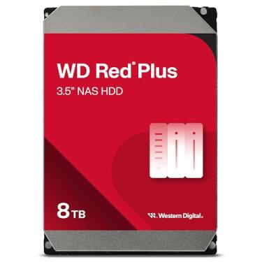 Imagem de HDD Desktop Western Digital RED PLUS 8TB NAS SATA3 5640RPM 256MB 3,5"