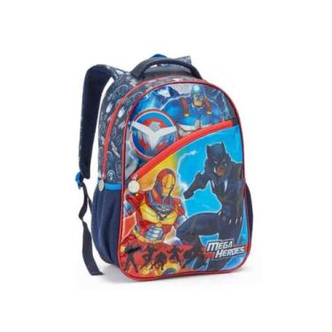 Imagem de Mochila Infantil Heroes Mega Seanite 17"