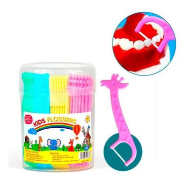 Imagem de Plackers Kids de Forma Animal dos Desenhos Animados - 40 Unidades