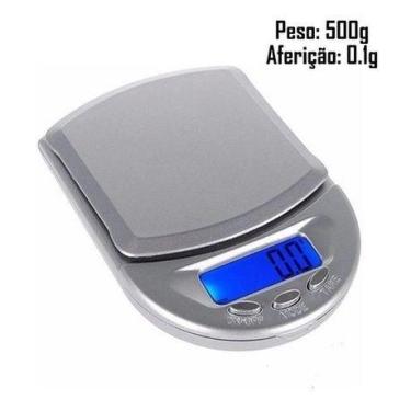 Imagem de Mini Balança Digital Bolso Scale 500g Diamond Series 0.1g Alta Precisa
