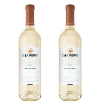 Imagem de Kit 2 Un Vinho Casa Perini Chardonnay 750 ml