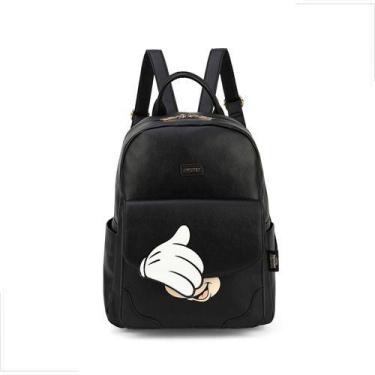Imagem de Mochila Mickey Mouse E Minnie De Costas Original Casual - Luxcel, Mick