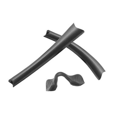 Imagem de TRUSHELL Kits de borracha de substituição para óculos de sol Oakley Radar Edge OO9184 - Cinza