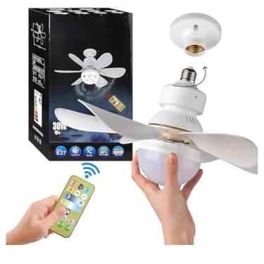 Imagem de Ventilador de Teto Silencioso com Luz Integrada 6 Pás Bivolt