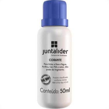 Imagem de Corante Juntalider Azul 50Ml Para Tinta  - Kit C/12