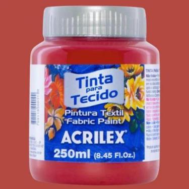 Imagem de Tinta para Tecido Fosca Acrilex Cores Quentes 250 ml - 04125, PURPURA 