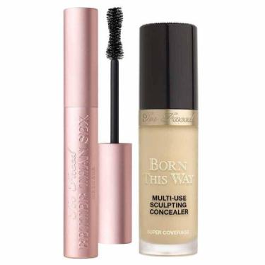Imagem de Too Faced Kit - Máscara de Cílios + Corretivo Líquido Light Beige, Kit