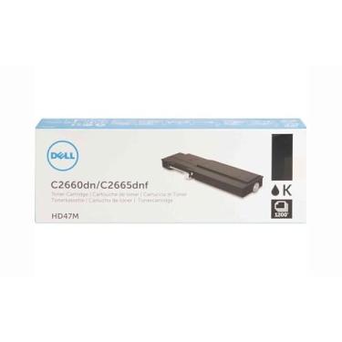 Imagem de Dell Cartucho de toner preto HD47M para impressoras a laser coloridas C2660dn, C2665dnf