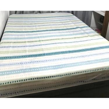 Imagem de Lençol com Elástico Estampado Avulso Camesa - Casal, Circular Gramado