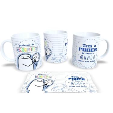 Imagem de Caneca de Porcelana Personalizada Com Frases Engraçadas e Deboche dia do Professor (Geografia)