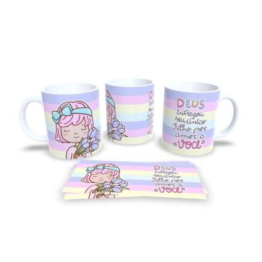 Imagem de Canecas Evangélicas Personalizadas Fé e Inspiração em Cada Gole