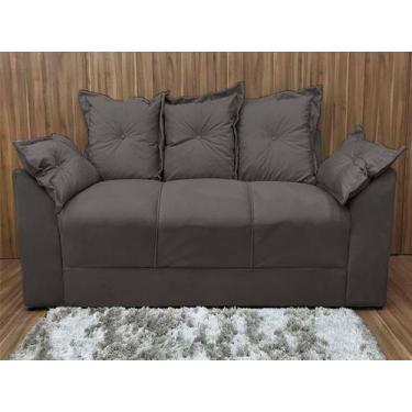 Imagem de Sofá 2 e 3 Lugares Confort Refúgio - Alpoim, Marrom, 3 Lugares