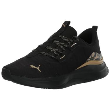 Imagem de PUMA Tênis feminino Softride Harmony Cross Training, branco e preto, 38, Preto-prairie Tan, 40