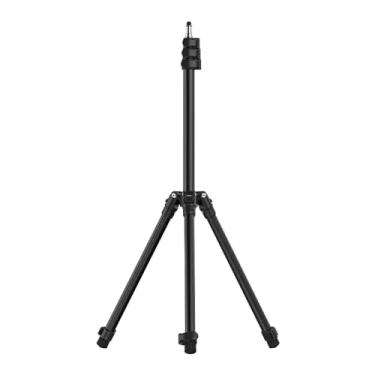 Imagem de Tripé/Suporte de Luz Ulanzi Parafuso Rosca 1/4" p/Foto Vídeo Preto, Alumínio Reforçado, Altura Ajustável, Pernas Reversíveis 180°, Suporta Até 6kg, Compatível com Foto e Vídeo