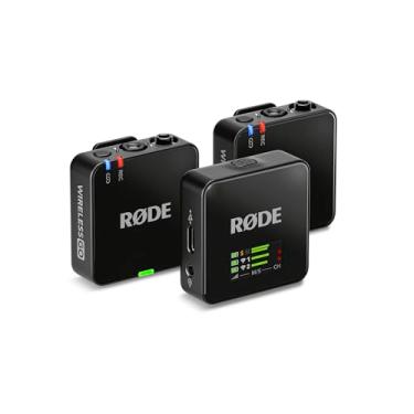 Imagem de RØDE Wireless GO (Geração 3) – Microfone sem fio compacto – Áudio impecável, gravação flutuante de 32 bits, controle automático de nível, para telefones, câmeras e computadores