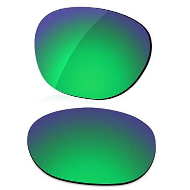 Imagem de LenzReborn Lente polarizada de substituição para óculos de sol RayBan Predator 2 RB2027 62 mm - verde gramado - espelhado polarizado
