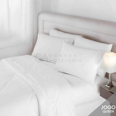 Imagem de Jogo de Lençol Queen 4pçs 180 Fios  Madri  TEKA Profiline