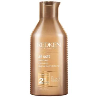 Imagem de Shampoo All Soft 300ml Redken para cabelos secos e opacos hidratação m