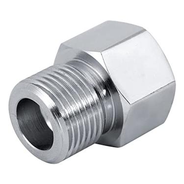 Imagem de Adaptador de tanque regulador de CO2, conversor de conector adaptador de cilindro com anel de vedação altamente elástico para regulador de CO2 de aquário fêmea M22x1,5 para macho G5/8
