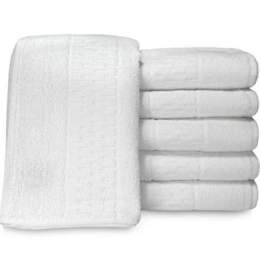 Imagem de Kit 6 Toalhas de Rosto Hotel Madri Teka Profiline 440g Hotelaria Pousa