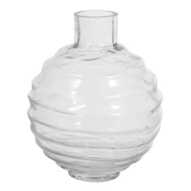 Imagem de Vaso decorativo vidro transparente 24,5CMX21CM florarte
