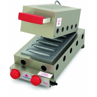 Imagem de Máquina de Crepe no Palito à Gás 6 Cavidades Prk-60G Progás