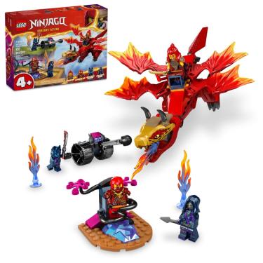 Imagem de Brinque lego ninjago Kai's Source Dragon Battle com 4 Ninja 4 + Y