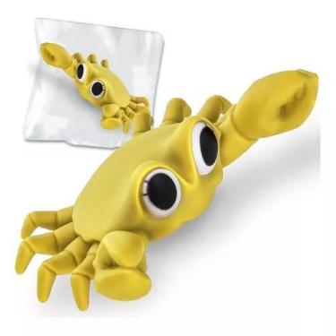 Imagem de Brinquedo Banho Siri Caranguejo Mordedor Infantil Criança - Puff Toys,