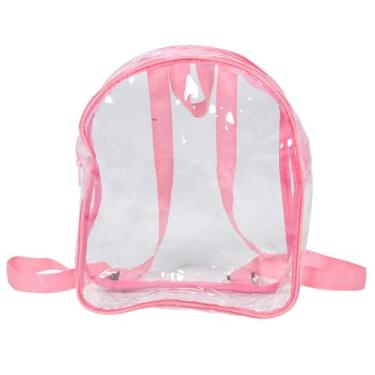 Imagem de Toyvian Mochila Transparente Para Armazenamento Bonecas Pequena Mochila Transparente Pvc Organizador Para Bonecas Brinquedos