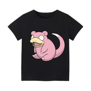 Imagem de Camiseta Feminina Pokémon Slowpoke - Manga Curta em Algodão Puro, 1202