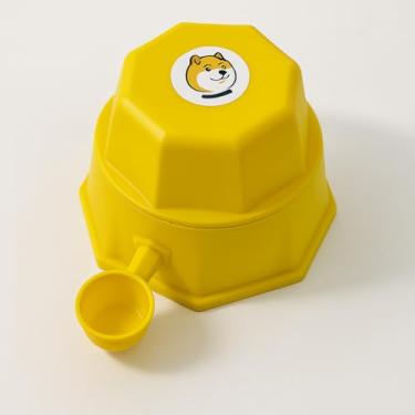 Imagem de Bebedouro para Pets de Pelos Longos – Ideal para Gatos e Cachorros (Amarelo)