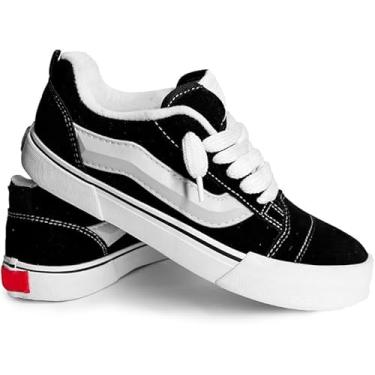 Imagem de Tenis Casual Feminino Masculino Academia Skatista Knu Orks Confortavel (Preto, BR, Adulto, Numérico, 41)