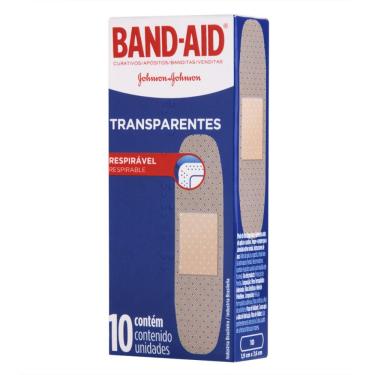 Imagem de Curativos Band Aid Transparente 10 Unidades