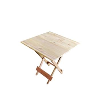 Imagem de Mesa Dobrável 70x70 Madeira Restaurante Bar(Mel)