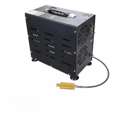 Imagem de Compressor de ar PCP TUXING 4500Psi 300Bar 800W, cilindro duplo, alta pressão, parada automática, sem óleo, carabina de pressão PCP para mergulho(110V)